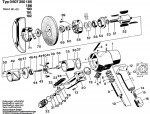 Bosch 0 607 350 185 ---- Pneumatic Vertical Grinde Spare Parts